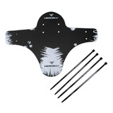 Paralama Dianteiro Nylon Vercelli P Bike Preto branco