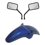 Paralama E Retrovisor Preto