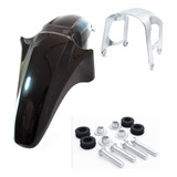 Paralama Honda Titan 150 fan 150 2004 A 2008 Preto Completo