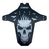 Paralama Mtb Bike Dianteiro Barro Ciclismo Rsd Mud No More Cor Caveira