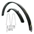 Paralama Para Bike Aro 26 Monark Caloi Completo Preto