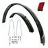 Paralama Para Bike Aro 26 Monark Caloi Completo Preto