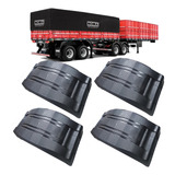 Paralama Randon Moderno Carreta Bitrem Reforço Kit 4