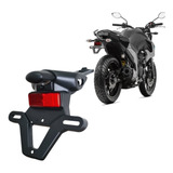 Paralama Tras suporte De Placa Fazer 250 Abs 2020 Completo