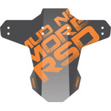Paralama Traseiro Rsd Mud No More Preto laranja Em Polímero