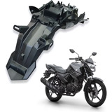 Paralama Traseiro Suporte Placa Preto Fazer 150 2016 À 2024