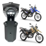 Paralama Traseiro Yamaha Xtz 150 Crosser Suporte De Placa