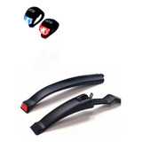 Paralamas Bicicleta Articulado Aero Nylon Sinalizor Led