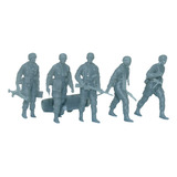 Paraquedistas Alemães Wwii Andando Em Resina Escala 1 35 2