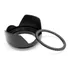 Parasol 49mm Parassóis Lente Objetiva Camera Obturador Ø49