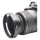 Parasol Metalico Lente 58mm 18-55 E 50mm Canon Nikon Sony