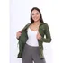 Parca Feminina Casaco De Frio Blusa Agasalho Jaqueta Inverno