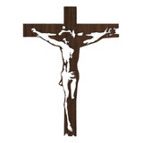 Parede De Ferro Cruz Crucifixo Estátua