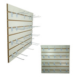 Parede Inteligente Mdf Para Loja 0 60x0 60m 20 Ganchos