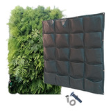 Parede Verde Jardim Vertical Sob Medida Em Feltro Plantas
