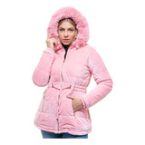 Parka Casaco Sobretudo Feminino Parca Forrada Inverno Sevéro