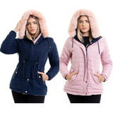 Parka Dupla Face Feminina