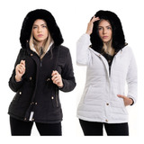Parka Dupla Face Feminina