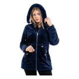 Parka Dupla Face Feminina Casaco De Frio Intenso P/ Neve