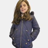 Parka Infantil - Duplaface De Sarja