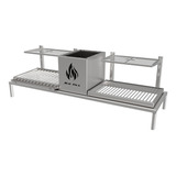 Parrilla Alvenaria Logo Personalizada Na Firebox