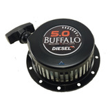 Partida Retratil Motor Diesel 5 0cv Buffalo Branco