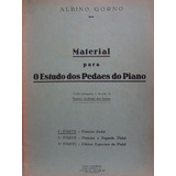 Partitura Estudo Pedais Do Piano Albino Gorno 1  Pedal