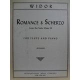 Partitura Flauta Piano Widor Romance Scherzo From Suite 34