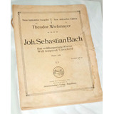 Partitura Johann Sebastian Bach Das Wohltemperierte Klavier Piano Solo 1 E 2 