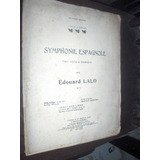 Partitura Para Violino Symphonie Espagnole Edouard