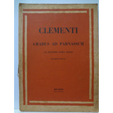 Partitura Piano 34 Estudos Gradus Ad Parnassum Clementi