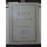 Partitura Piano Canto Invenções S 2 Vozes Bach Mugellini