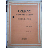 Partitura Piano Coletânea Vol 3 Czerny Barrozo Netto
