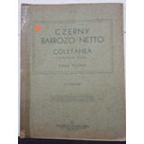 Partitura Piano Czerny Coletanea 3  Vol  Barrozo Netto