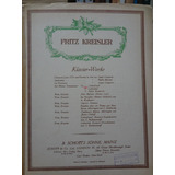 Partitura Piano Liebesfreud Fritz