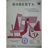 Partitura Roberta Acordeon Tony Marquis 1943