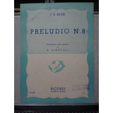 Partitura Violão Preludio N 8 J S Bach A Sinópoli