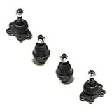 PartsW Kit De Suspensão De 4 Peças Para Chevrolet C1500 88 99 Tahoe 95 00 GMC Savana 1500 96 02 Mais Juntas Esféricas Superiores E Inferiores Dianteiras
