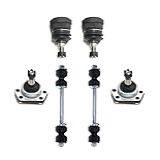 PartsW Kit De Suspensão De 6 Peças De Juntas Esféricas Superiores E Inferiores E Elos De Barra Oscilante Para Chevrolet Blazer 95 05 GMC Sonoma 91 03 Mais Apenas 2WD