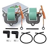 Partszen Bobina De Ignição Para Motor De Popa OMC Evinrude Johnson 50 135 HP 502890 584632 582160 Início Dos Anos 1970 Sierra 18 5194 Pacote Com 2 ZF299V