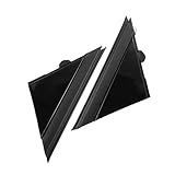 Partuto 1 Par De Capa De Bandeira De Espelho De Porta Preta Brilhante Para Fiat 500 2012 2019 Trim 1SH17KX7AA 1SH16KXAA Substituição Da Tampa Da Bandeira Do Espelho Retrovisor Esquerdo Do Motorista
