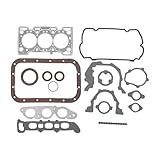 Partuto Kit De Junta De Cabeça De Cilindro No 1114181401 Conjunto De Juntas De Válvula De Motor Para Motor Suzuki Borracha F6A Metal Preto