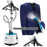 Passadeira A Vapor Vip Care Vp 07 2l 1800w Branco E Azul Mon
