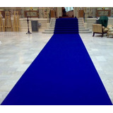 Passadeira Carpete Azul Royal Casamento