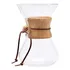Passador De Café Em Vidro Com Colar De Madeira 800ml Oxford