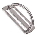 Passador De Cinto Em Inox Serrilhado Com D ring Cetus