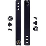 Passadores De Cinto Macios IWB Preto Com Encaixes De Segurança E Ferragens De Montagem De Nylon Emborrachado Resistente Passadores De Coldre Para Transporte IWB Serve Para Cintos De 3 2 Cm A