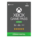 Passe De Jogo Xbox Microsoft Ultimate Digital 1 Mês Xbox Pc Xcloud
