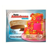 Pasta Americana 500g Colorida   Arcolor   Escolha A Cor
