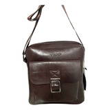 Pasta Bolsa Ombro Transversal Masculino Couro Lateral Yepp